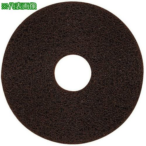 ■3M ブラウンストリッパーパッド 茶 380×82mm (5枚入)〔品番:BRO380X82〕【4062728:0】[店頭受取不可]