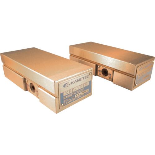 ■KANETEC 片面吸着永磁ブロック(2個1組) 吸着力250N〔品番:KPB1F13〕【4063864:0】[法人・事業所限定][直送元][店頭受取不可]