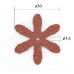 ■ナカニシ ウインドミルインサイドサンダー φ30×穴φ1.6 #60〔品番:49955〕【4071745:0】[送料別途見積り][掲外取寄][店頭受取不可]