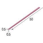 ■ナカニシ ペンシルセラファイバー砥石 3本入 角型 0.5&times;0.5&times;50 #800〔品番:55901〕【4077973:0】[送料別途見積り][掲外取寄][店頭受取不可]｜ホームセンターバロー　店