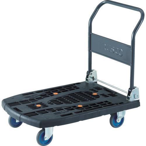 ■TRUSCO 樹脂台車 カルティオビッグ 折畳 900X620 黒〔品番:MPK906BK〕【4086732:0】[直送DS][店頭受取不可]｜ホームセンターバロー　店