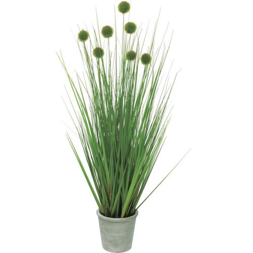 楽天市場】【取寄品】 フェイクグリーン 光触媒 ポンポングラス 120cm