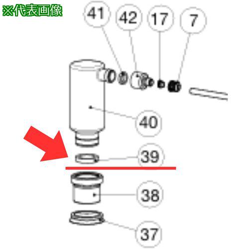 ■SIBATA ガスケット SVL42 K-415用〔品番:F345003575〕【4122964:0】[送料別途見積り][掲外取寄][店頭受取不可]