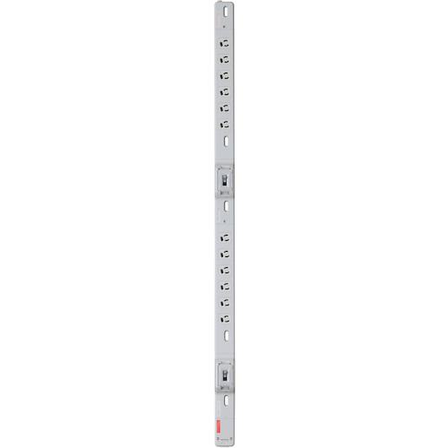 ■明工 FM30Aコンセントバー(12コ口)20A安全ブレーカ×2付(6×2分岐)〔品番:MR7942〕【4142297:0】[送料別途見積り][法人・事業所限定][掲外取寄][店頭受取不可]