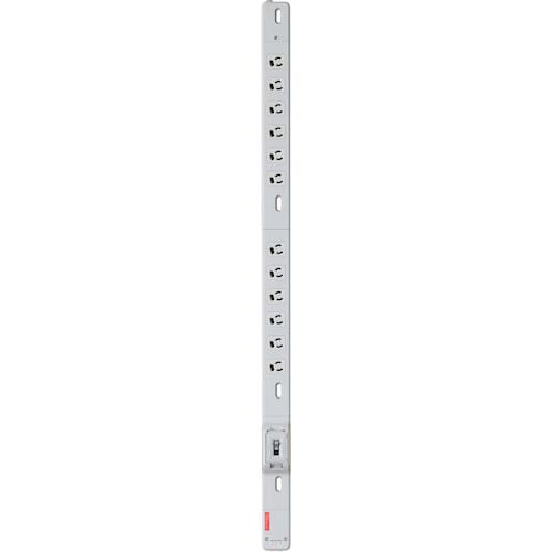 ■明工 FM20Aコンセントバー(12コ口)20A安全ブレーカ付〔品番:MR7822〕【4142323:0】[送料別途見積り][法人・事業所限定][掲外取寄][店頭受取不可]｜ホームセンターバロー　店