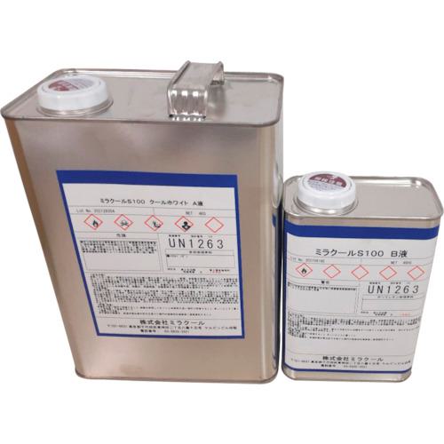 ■ミラクール S100 (白色) 4.4kg/セット〔品番:7554311〕【4151837:0】[法人・事業所限定][外直送元][店頭受取不可] 19,862円