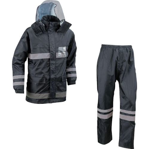 ■船橋 安全レイン ネイビー 3Lサイズ〔品番:FS6000NV3L〕【4154934:0】[店頭受取不可]