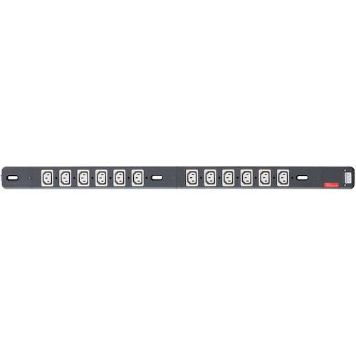 ■明工 20A 200Vコンセントバー(C13X12コロ)〔品番:ME8659〕【4162793:0】[送料別途見積り][法人・事業所限定][掲外取寄][店頭受取不可]