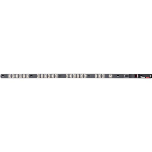 ■明工 20A安全ブレーカ・電流監視装置付 20A 200Vコンセントバー (C13×21,C19×1)〔品番:ME8791〕【4162794:0】[送料別途見積り][法人・事業所限定][掲外取寄][店頭受取不可]