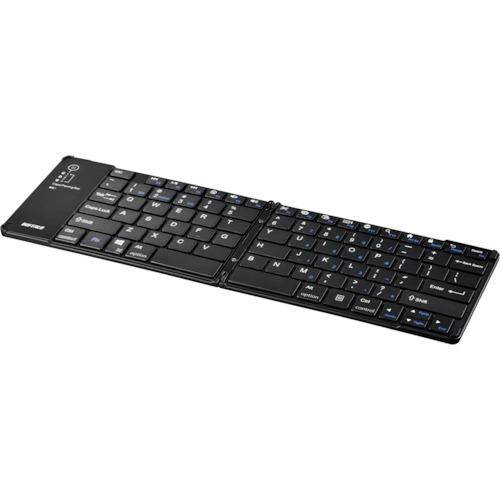 ■バッファロー Bluetooth 3.0対応 折りたたみキーボート〔品番:BSKBB700BK〕【4170688:0】[送料別途見積り][掲外取寄][店頭受取不可]
