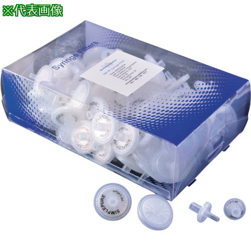 ■大阪ケミカル シリンジフィルター 孔径0.22μm PP 100個入〔品番:PP013022〕【4172884:0】[店頭受取不可]