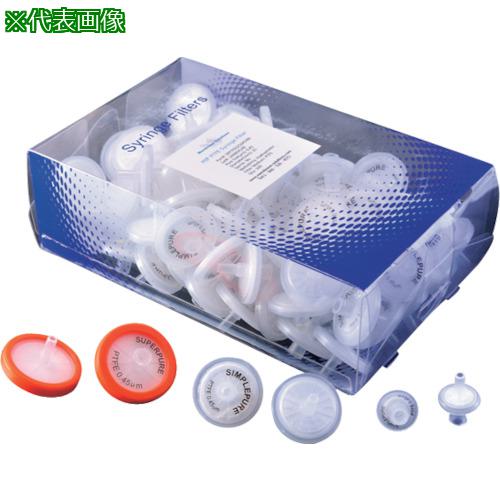■大阪ケミカル MSシリンジフィルター PTFE(疎水性)(100個入) サイズ25mm〔品番:PTFE025500〕【4172990:0】[店頭受取不可]