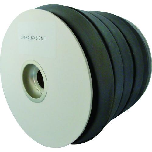 ■ミリオン ホロタイト(合成ゴム)リール巻 30mm幅×2.5mm厚×60M長〔品番:EDRC060〕【4175107:0】[店頭受取不可]