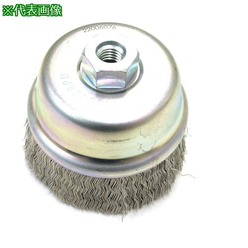 ■クロダブラシ カップ ステン0.3 90xM16(P2) グリーン〔品番:01220103〕【4178274:0】[送料別途見積り][掲外取寄][店頭受取不可]