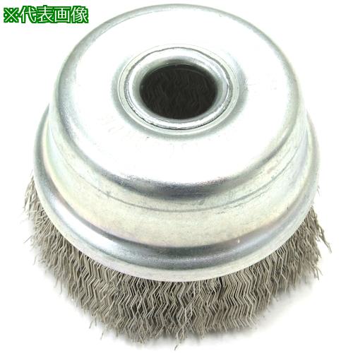 ■クロダブラシ カップ ステン0.3 90x22穴 グリーン〔品番:01220405〕【4179794:0】[送料別途見積り][掲外取寄][店頭受取不可]