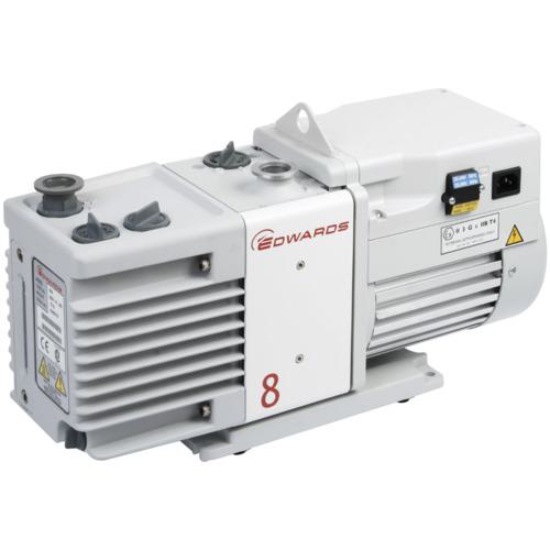 ■Edwards ロータリーポンプRV8 単相100・200V 出荷時200V設定〔品番:A65401904〕【4194853:0】[店頭受取不可]