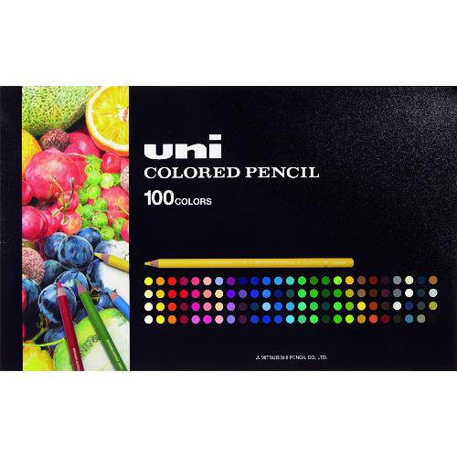 ■uni ユニカラー色鉛筆100色〔品番:UC100CN2〕【4226344:0】[送料別途見積り][掲外取寄][店頭受取不可]