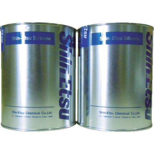 ■信越 速硬化型シリコーンパテ RTVパテ AB2kg〔品番:KE1222AB〕【4230043:0】[店頭受取不可]｜ホームセンターバロー　店