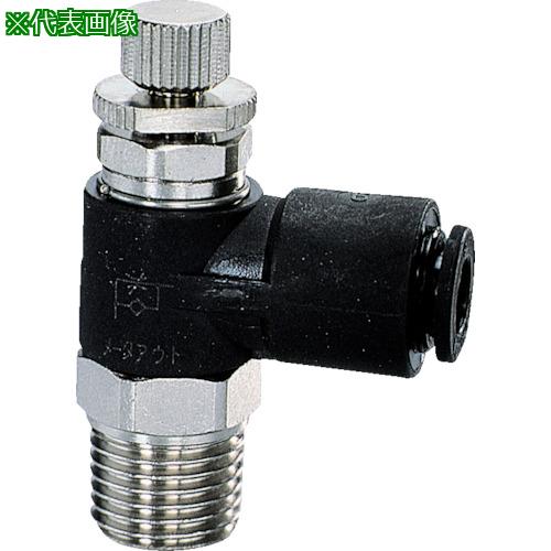 ■チヨダ ファイブSUSスピードコントローラα メーターアウト10mm・R3/8〔品番:FS10R03SCO〕【4234928:0】[店頭受取不可]