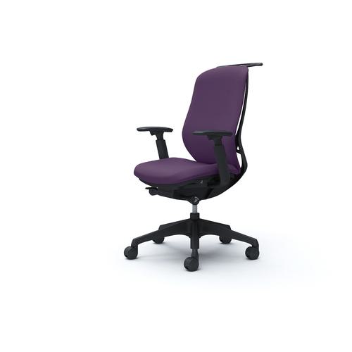 ■OKAMURA シルフィー 可動肘 背クッション ハイ ブラックボディ ハンガー有 ランバー無 樹脂脚〔品番:C688XRFSF0〕【4256498:0】[送料別途見積り][法人・事業所限定][外直送][店頭受取不可]