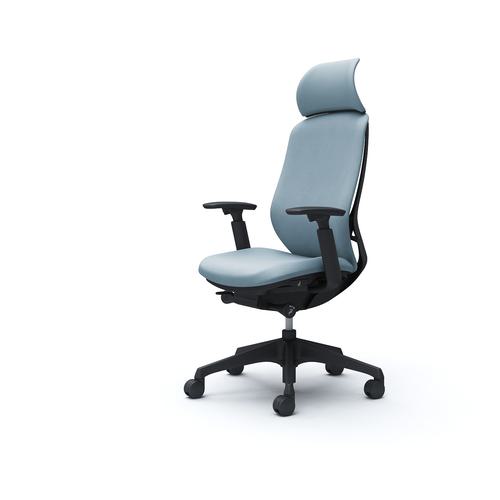 ■OKAMURA シルフィー可動肘 背クッションEXハイ ブラックボディ ハンガー無 ランバー無 樹脂脚〔品番:C68CXRFXW9〕【4256505:0】[送料別途見積り][法人・事業所限定][外直送][店頭受取不可]