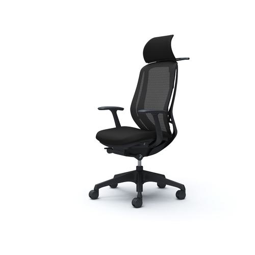 ■OKAMURA シルフィー固定肘 背メッシュEXハイ ブラックボディ ハンガー有 ランバー無 樹脂脚〔品番:C64BXRFMP1〕【4256542:0】[送料別途見積り][法人・事業所限定][外直送][店頭受取不可]｜ホームセンターバロー　店