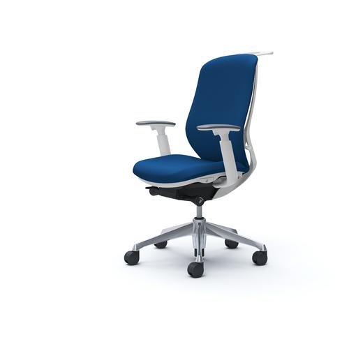 ■OKAMURA シルフィー 可動肘 背クッション ハイ ホワイトボディ ハンガー有 ランバー無 アルミ脚〔品番:C688BWFSF3〕【4258117:0】[送料別途見積り][法人・事業所限定][外直送][店頭受取不可] 61,468円