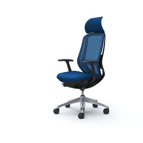 ■OKAMURA シルフィー固定肘 背メッシュEXハイ ブラックボディ ハンガー無 ランバー有 アルミ脚〔品番:C64ABSFMP3〕【4258161:0】[送料別途見積り][法人・事業所限定][外直送][店頭受取不可]