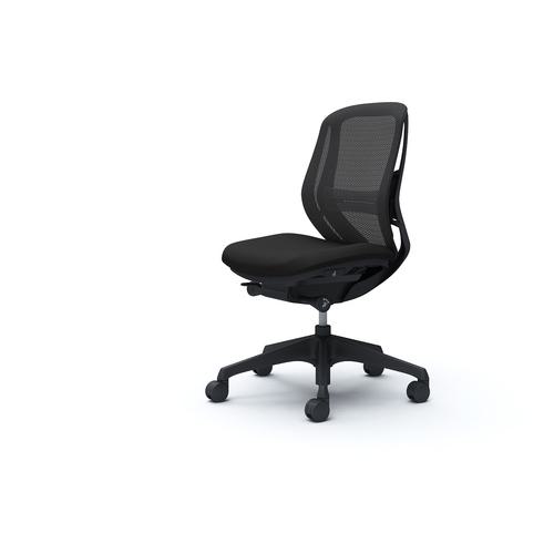 ■OKAMURA シルフィー 肘なし 背メッシュ ロー ブラックボディ ハンガー無 ランバー有 樹脂脚〔品番:C631XSFMP1〕【4259703:0】[送料別途見積り][法人・事業所限定][外直送][店頭受取不可]