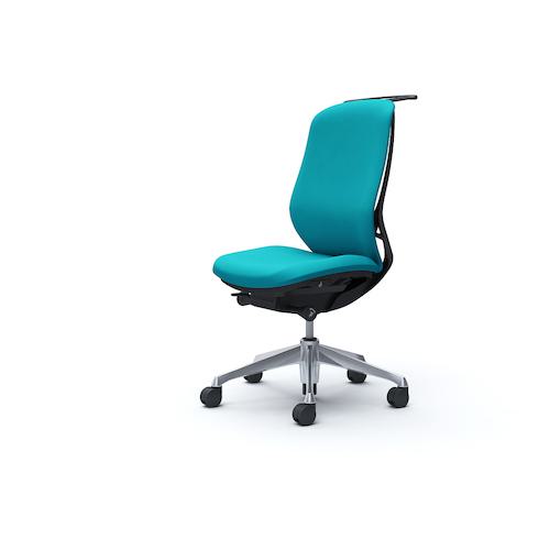 ■OKAMURA シルフィー 肘なし 背クッション ハイ ブラックボディ ハンガー有 ランバー無 アルミ脚〔品番:C638BRFSG6〕【4261239:0】[送料別途見積り][法人・事業所限定][外直送][店頭受取不可]｜ホームセンターバロー　店 56,364円