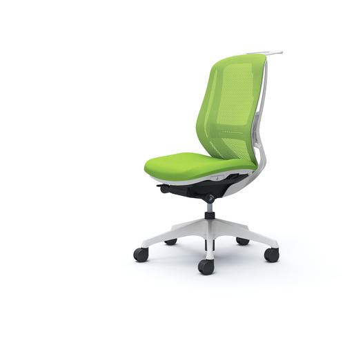 ■OKAMURA シルフィー 肘なし 背メッシュ ハイ ホワイトボディ ハンガー有 ランバー有 樹脂脚〔品番:C636XZFMP5〕【4261247:0】[送料別途見積り][法人・事業所限定][外直送][店頭受取不可]