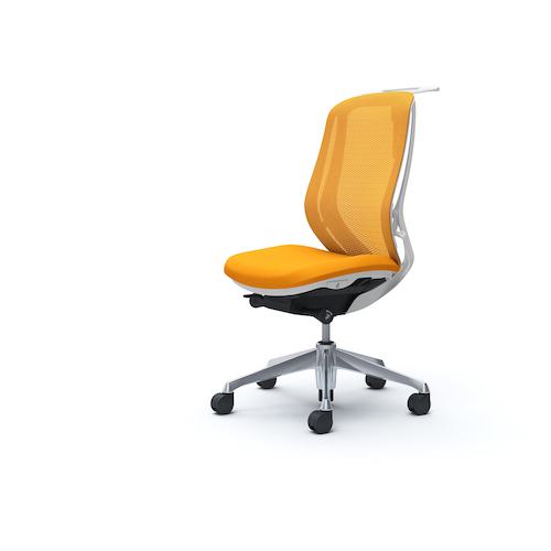 ■OKAMURA シルフィー 肘なし 背メッシュ ハイ ホワイトボディ ハンガー有 ランバー無 アルミ脚〔品番:C636BWFMR8〕【4261308:0】[送料別途見積り][法人・事業所限定][外直送][店頭受取不可]｜ホームセンターバロー　店