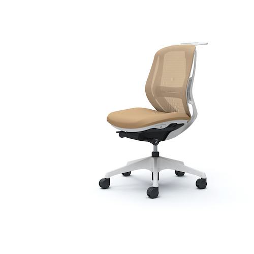 ■OKAMURA シルフィー 肘なし 背メッシュ ロー ホワイトボディ ハンガー有 ランバー有 樹脂脚〔品番:C632XZFMP7〕【4261310:0】[送料別途見積り][法人・事業所限定][外直送][店頭受取不可]