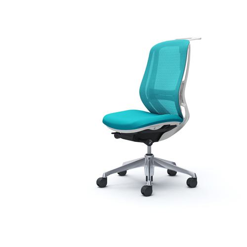 ■OKAMURA シルフィー 肘なし 背メッシュ ハイ ホワイトボディ ハンガー有 ランバー有 アルミ脚〔品番:C636BZFMR6〕【4264403:0】[送料別途見積り][法人・事業所限定][外直送][店頭受取不可]
