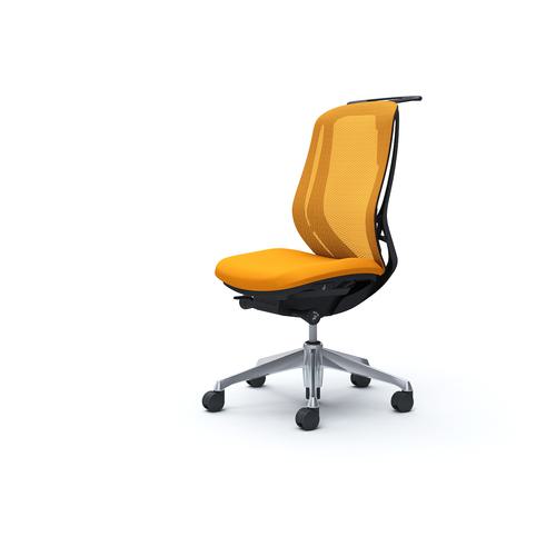 ■OKAMURA シルフィー 肘なし 背メッシュ ハイ ブラックボディ ハンガー有 ランバー無 アルミ脚〔品番:C636BRFMR8〕【4264438:0】[送料別途見積り][法人・事業所限定][外直送][店頭受取不可]
