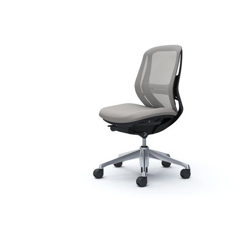 ■OKAMURA シルフィー 肘なし 背メッシュ ロー ブラックボディ ハンガー無 ランバー有 アルミ脚〔品番:C631BSFMR3〕【4264489:0】[送料別途見積り][法人・事業所限定][外直送][店頭受取不可]｜ホームセンターバロー　店