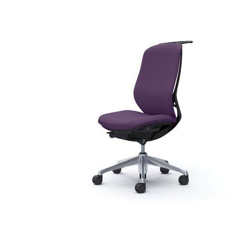 ■OKAMURA シルフィー 肘なし 背クッション ハイ ブラックボディ ハンガー有 ランバー無 アルミ脚〔品番:C638BRFSF0〕【4264493:0】[送料別途見積り][法人・事業所限定][外直送][店頭受取不可]