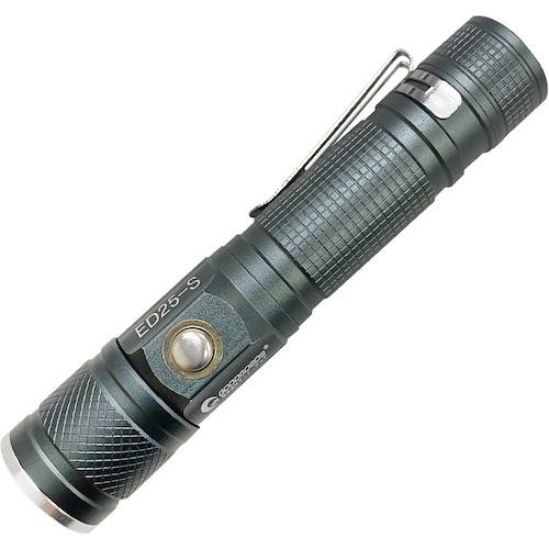 ■グリーンクロス LED懐中電灯 1800LM ズーム ミニタイプ ED25-S〔品番:6300031443〕【4265456:0】[送料別途見積り][法人・事業所限定][外直送][店頭受取不可]