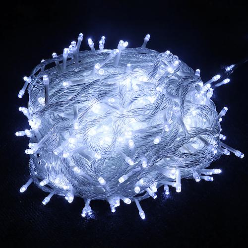 ■グリーンクロス LEDイルミネーション 30m 500球 8パターン点灯(白)LD55-W〔品番:6300031452〕【4265485:0】[送料別途見積り][法人・事業所限定][外直送][店頭受取不可]