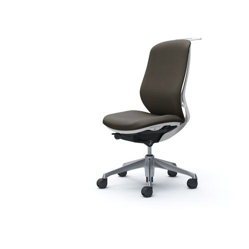 ■OKAMURA シルフィー 肘なし 背クッション ハイ ホワイトボディ ハンガー有 ランバー無 アルミ脚〔品番:C638BWFXW3〕【4266062:0】[送料別途見積り][法人・事業所限定][外直送][店頭受取不可]