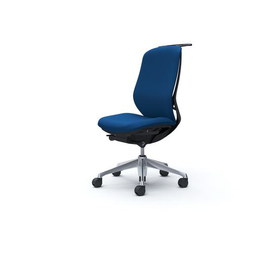 ■OKAMURA シルフィー 肘なし 背クッション ハイ ブラックボディ ハンガー有 ランバー無 アルミ脚〔品番:C638BRFSF3〕【4267590:0】[送料別途見積り][法人・事業所限定][外直送][店頭受取不可]｜ホームセンターバロー　店