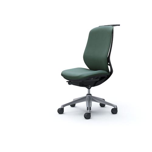 ■OKAMURA シルフィー 肘なし 背クッション ハイ ブラックボディ ハンガー有 ランバー無 アルミ脚〔品番:C638BRFXW5〕【4267669:0】[送料別途見積り][法人・事業所限定][外直送][店頭受取不可]｜ホームセンターバロー　店