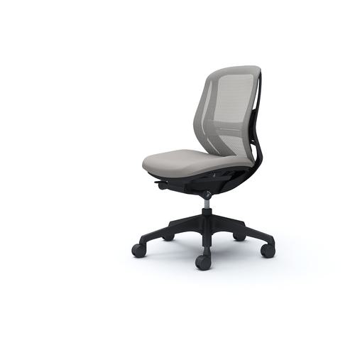 ■OKAMURA シルフィー 肘なし 背メッシュ ロー ブラックボディ ハンガー無 ランバー有 樹脂脚〔品番:C631XSFMR3〕【4269189:0】[送料別途見積り][法人・事業所限定][外直送][店頭受取不可]