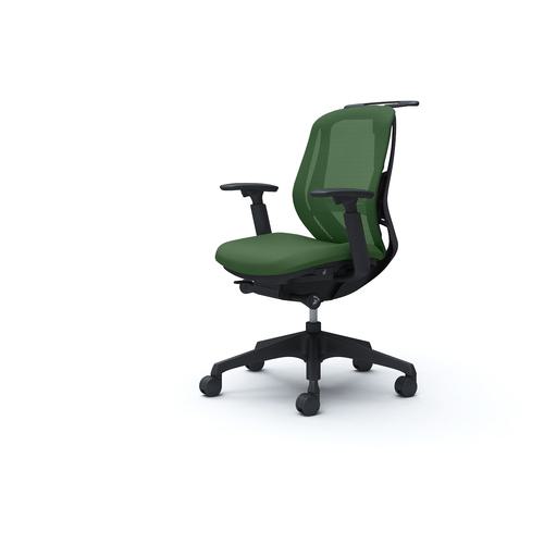 ■OKAMURA シルフィー 可動肘 背メッシュ ロー ブラックボディ ハンガー有 ランバー有 樹脂脚〔品番:C682XSFMR5〕【4272414:0】[送料別途見積り][法人・事業所限定][外直送][店頭受取不可]｜ホームセンターバロー　店