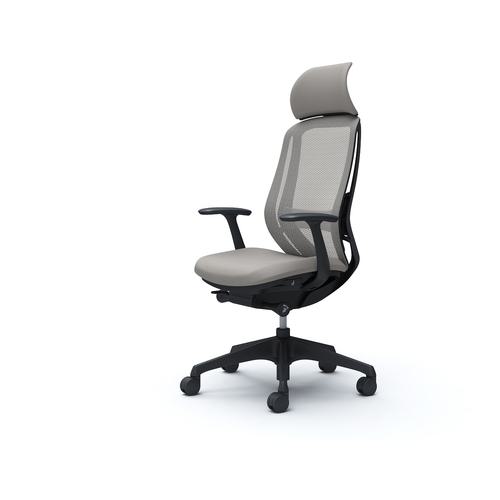■OKAMURA シルフィー固定肘 背メッシュEXハイ ブラックボディ ハンガー無 ランバー有 樹脂脚〔品番:C64AXSFMR3〕【4273803:0】[送料別途見積り][法人・事業所限定][外直送][店頭受取不可]｜ホームセンターバロー　店