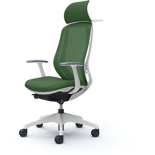 ■OKAMURA シルフィー固定肘 背メッシュEXハイ ホワイトボディ ハンガー有 ランバー無 樹脂脚〔品番:C64BXWFMR5〕【4273833:0】[送料別途見積り][法人・事業所限定][外直送][店頭受取不可]