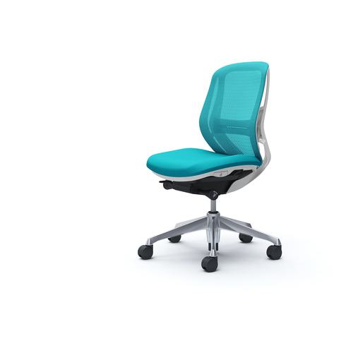 ■OKAMURA シルフィー 肘なし 背メッシュ ロー ホワイトボディ ハンガー無 ランバー有 アルミ脚〔品番:C631BZFMR6〕【4273921:0】[送料別途見積り][法人・事業所限定][外直送][店頭受取不可]｜ホームセンターバロー　店