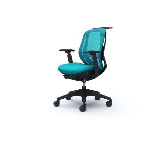 ■OKAMURA シルフィー 可動肘 背メッシュ ロー ブラックボディ ハンガー有 ランバー有 樹脂脚〔品番:C682XSFMR6〕【4273959:0】[送料別途見積り][法人・事業所限定][外直送][店頭受取不可]｜ホームセンターバロー　店