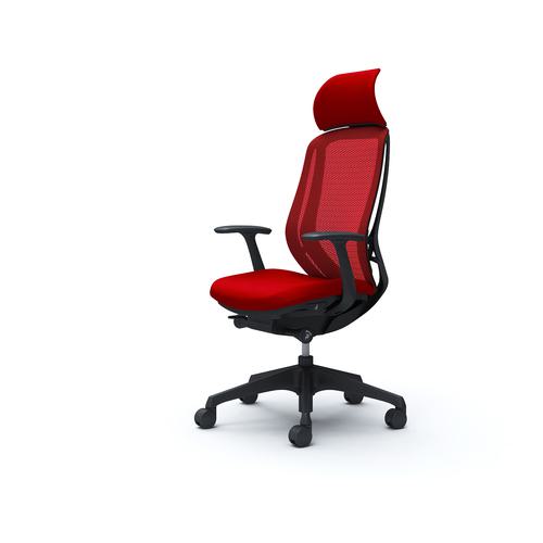 ■OKAMURA シルフィー固定肘 背メッシュEXハイ ブラックボディ ハンガー無 ランバー無 樹脂脚〔品番:C64AXRFMP9〕【4275366:0】[送料別途見積り][法人・事業所限定][外直送][店頭受取不可]