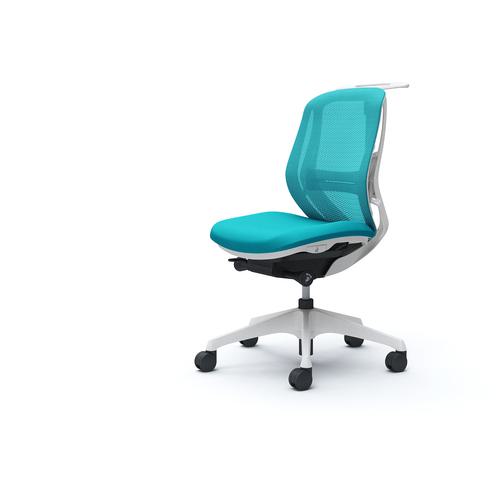 ■OKAMURA シルフィー 肘なし 背メッシュ ロー ホワイトボディ ハンガー有 ランバー有 樹脂脚〔品番:C632XZFMR6〕【4275510:0】[送料別途見積り][法人・事業所限定][外直送][店頭受取不可]｜ホームセンターバロー　店